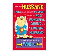 Humour Birthday Card Husband - 9 x 6 inches - Regal Publishing