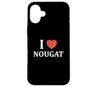 Humour I love nougat Case for iPhone 16 Plus