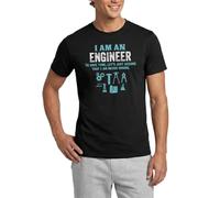 Humour Jobs Engineer Never Wrong Men's T-Shirt Black