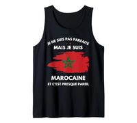 Humour Maroc je ne Suis pas Parfaite mais je Suis Marocaine Tank Top