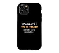 Humour Professeur de langue meilleur prof de français Case for iPhone 11 Pro