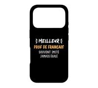 Humour Professeur de langue meilleur prof de français Case for iPhone 17 Pro