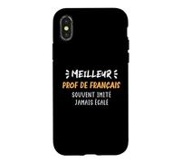 Humour Professeur de langue meilleur prof de français Case for iPhone X/XS