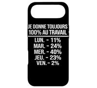 Humour Travail Français Blague Bureau Pourcentage Ironique Case for iPhone Air