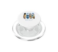 Humpback Whale and Palm Beaches Vacation Dominican Republic PopSockets PopGrip for MagSafe