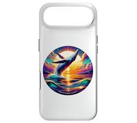 Humpback Whale Breach At Ocean Sunset, Vibrant Seascape Case for iPhone Air