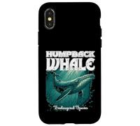 HUMPBACK WHALE ENDANGERED SPECIES save the whales giants sea Case for iPhone X/XS