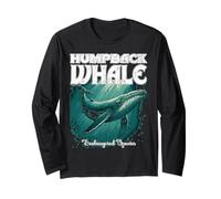 Humpback Whale Endangered Species Save The Whales Giants sea Long Sleeve T-Shirt