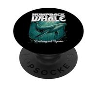 HUMPBACK WHALE ENDANGERED SPECIES save the whales giants sea PopSockets Adhesive PopGrip
