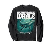 HUMPBACK WHALE ENDANGERED SPECIES save the whales giants sea Sweatshirt