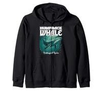 HUMPBACK WHALE ENDANGERED SPECIES save the whales giants sea Zip Hoodie
