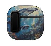 Humpback Whale in The Ocean Compatible with AirPod 4 Case 4th Gen
