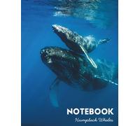 Humpback Whale Notebook: 8.5 x 11 inch, 200 Pages, Wide Ruled, Glossy Humpback Whale Cover