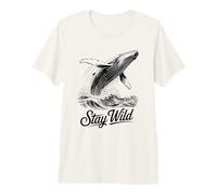Humpback Whale Ocean Freedom Spirit Premium T-Shirt