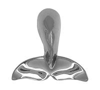 Humpback Whale Tail Door Knocker (Premium, Nickel)