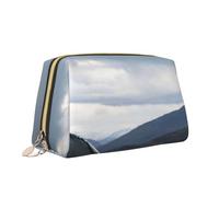 Humpback Whale Tail Ocean Print Makeup Bag Portable Versatile Toiletry Bag Large Capacity Cosmetic Bag for Women