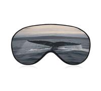 Humpback Whale Tail Ocean Sleep Mask Eye Mask Travel Eye Cover