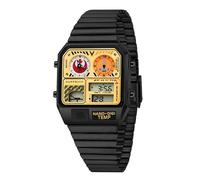Humpbuck Classic Retro Digital Watch Square Face Men's 1980s Vintage Design LED Wristwatch, color 02, Business,fashion,sport,classic