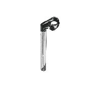 Humpert ErgoTec Cat Niro City/Hybrid Quill Stem 22.2mm in Silver/Black
