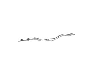 Humpert ErgoTec Steel 620mm City/Touring Bars in Silver or Black Colou