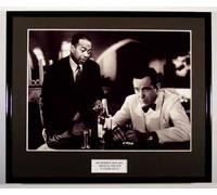 HUMPHREY BOGART & DOOLEY WILSON "CASABLANCA"/FRAMED PHOTO