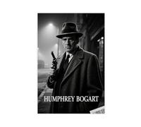Humphrey Bogart Noir Tough Guy Canvas Poster Bedroom Decor Sports Landscape Office Room Decor Gift 24x36inch(60x90cm) Unframe-style-6