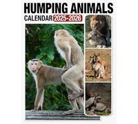Humping Animals Calendar 2025 - 2026: A 24-Month for Jan 2025 to December 2026, Spacious 17" x 22", Organizing & Planning, Gift For Friends And Family