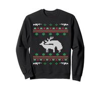 Humping Deer Hunting Ugly Christmas Sweater Sweatshirt