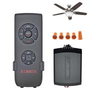 Humpptom Ceiling Fan Remote Control Kit, 4-in-1 Universal Ceiling Fan Remote Control with Dimmer Function for Hunter/Harbor Breeze/Westinghouse/Honeywell Ceiling Fan