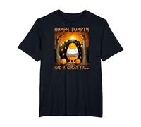 Humpty Dumpty Had A Great Fall Thanksgiving Autumn for Boys T-Shirt, Men's Big and Tall, Black, 2X Tall