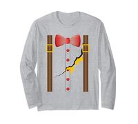 Humpty Dumpty Halloween Costume Cracked Egg Long Sleeve T-Shirt