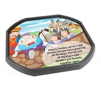 Humpty Dumpty Nursery Rhyme Vinyl Tuff Tray Insert - 86 x 86 cm - Ideal for Large Tuff Spot Tuff Tray - Tuff Tray NOT Included