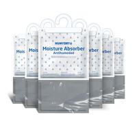 HUMYDRY | PACK 6 Hanging Dehumidifiers 450 g | Moisture Absorber for Closets and Enclosed Spaces | No Electricity Needed | Protects Clothes and Fabrics from Humidity and Odors