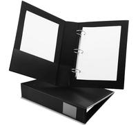 Humyoun 2 Pcs Legal Size 3 Ring Binder with 2 Pockets 2" Round Rings