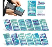 Humyoun 60 Pcs Suicide Prevention Awareness Wallet Cards Suicide Prevention Cards Bulk for Men Women Teens Charity Events Social Public Activity Supplies