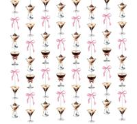 Humyoun 8 Pcs Espresso Martini Party Decorations Martinis Bachelorette Garland Banner a Tini Bit Older Banner Martini Hanging Decor Ceiling Decor for Martini Birthday Party