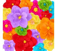 Humyoun Giant Paper Flowers Artificial Paper Flower Decorations for Wedding Graduation Bridal Shower Birthday Handcrafted Wall Backdrop Table Centerpieces Party Supplies(Mexican Fiesta,18 Pcs)