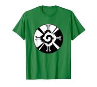 Hunab-Ku Maya Symbol Calendar T-Shirt, Men, Kelly Green, Medium