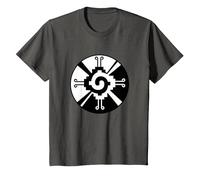Hunab-Ku Maya Symbol Calendar T-Shirt, Youth, Asphalt Grey, 2T