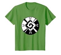 Hunab-Ku Maya Symbol Calendar T-Shirt, Youth, Grass Green, 3T
