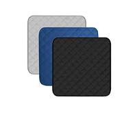 HUNAIGEE Washable Incontinence Chair Pads Heavy Absorbent Seat Protector Pads for Incontinence Reusable Pee Pads Durable Underpads for Adults 21"X22" 3pcs