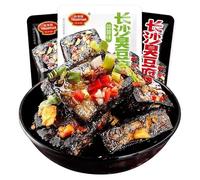 Hunan Changsha specialty stinky tofu,Crispy outside and tender inside, spicy snacks gifts, snack food, instant side dishes, delicious pickles, pickles, spicy tofu (10 packs)