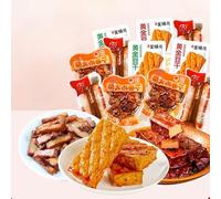 Hunan specialty bean dry,spicy dried bean curd,Mala latiao,spicy snack food,Healthy nutritious bean dry,vegan,instant meal replacement,delicious Chinese snack gifts (spicy,15 bags)