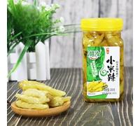 Hunan specialty pickled pepper, millet pepper (300g/can), Chinese Chili sauce and paste, condiments, pickled wild pepper, delicious instant snacks, Chinese fast food (1can)