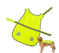 Hunde Vest Reflektierend - Sicherheitsweste Hund Outdoor, Sichtbare Hunde Schutzkleidung | Hochsichtbare reflektierende Hundekleidung Sicherheit Training Nacht, Wetterfeste atmungsaktive reflektierend