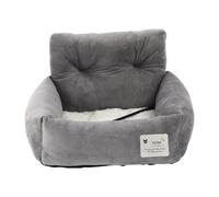 Hundeautositz - Griff Reisesitzerhöhung Mit Griff | Hunde Sicherheits Autositz, Hunde-Autobett Mit Doppeltem Verwendungszweck Für Auto Und Zuhause | Reisebett Für Kleine Und Mittelgroße Haustiere