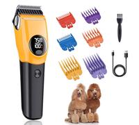 Hundehaarschneidemaschine | Kabellos, 3 Geschwindigkeitsstufen, LCD-Display | Hundehaartrimmer Für Die Fellpflege | Entfernt Feines, Swaddles, Dickes Und Lockiges Fell Bei Welpen, Kätzchen Und Katzen