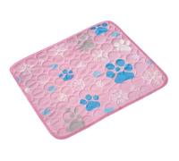 Hundekühlmatte, Kühlmatte für Hunde Selbst, Ungiftig Kühlkissen - faltbares Kühlpad mit rutschfester Unterseite, Nylon-Polyester, 60x50 cm, ideal für Garten, Haus, Wohnung, Büro im Sommer