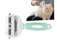 Hunderake for undercoat removal, tool against tangles for long fur, multifunctional grooming for dogs, puppies, kittens for hair removal at home and on the go