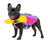 Hundeschwimmweste | Information system for Schwimmen seats | Hundeschwimmweste - Size M/L/XL, mit Kinnschwimmer für Kopf- & Nackenunterstützung, ideal for Pool, See, Meer, Boot & Kajak